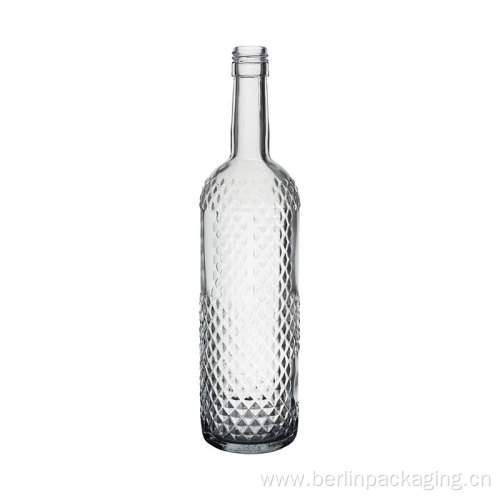 Pattern Vodka Whiskey Glass Bottle